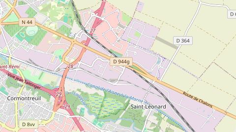 Carte de localisation de l'évènement