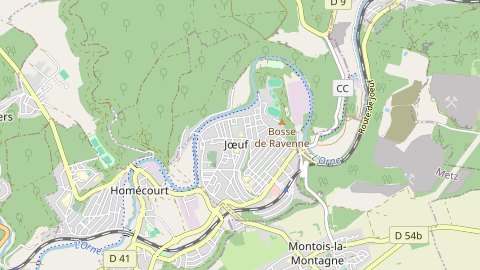 Carte de localisation de l'évènement
