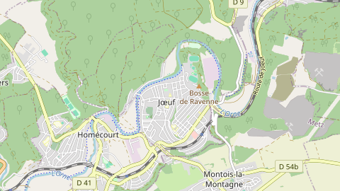 Carte de localisation de l'évènement