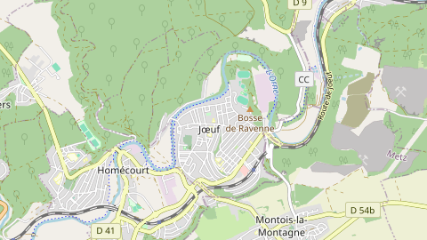 Carte de localisation de l'évènement