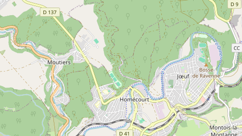 Carte de localisation de l'évènement