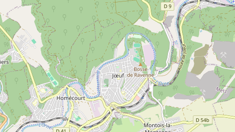 Carte de localisation de l'évènement