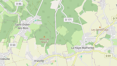 Carte de localisation de l'évènement
