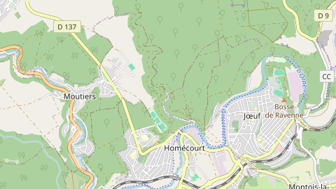 Carte de localisation de l'évènement
