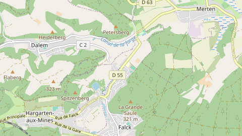 Carte de localisation de l'évènement