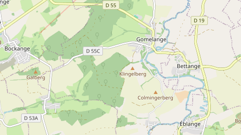 Carte de localisation de l'évènement