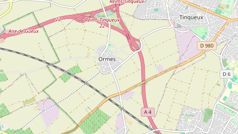 Carte de localisation de l'évènement