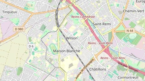 Carte de localisation de l'évènement