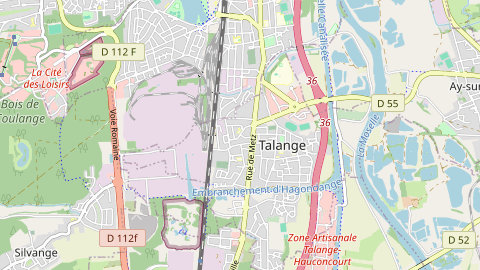 Carte de localisation de l'évènement