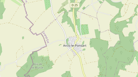 Carte de localisation de l'évènement