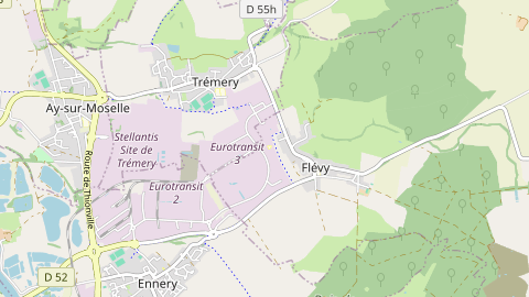 Carte de localisation de l'évènement