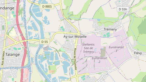 Carte de localisation de l'évènement