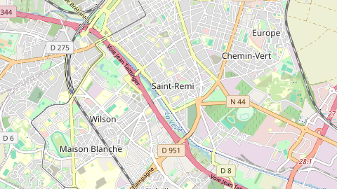 Carte de localisation de l'évènement