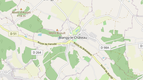 Carte de localisation de l'évènement