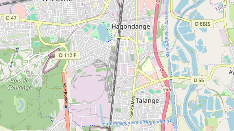 Carte de localisation de l'évènement