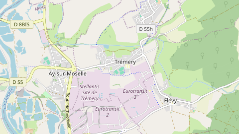 Carte de localisation de l'évènement