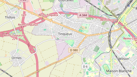 Carte de localisation de l'évènement