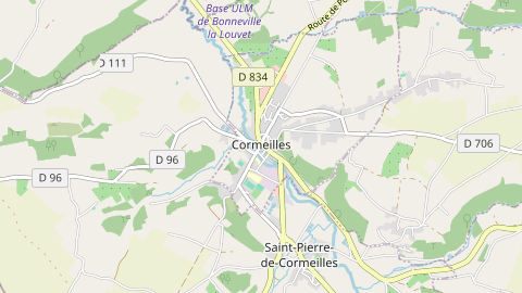 Carte de localisation de l'évènement