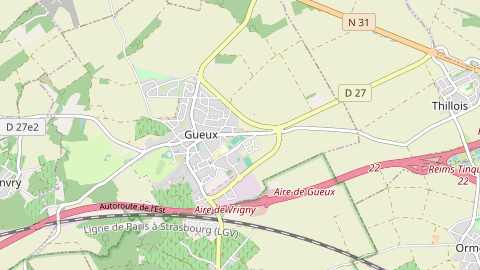 Carte de localisation de l'évènement