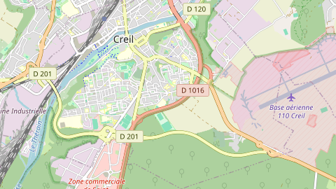 Carte de localisation de l'évènement