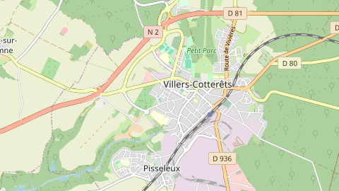 Carte de localisation de l'évènement