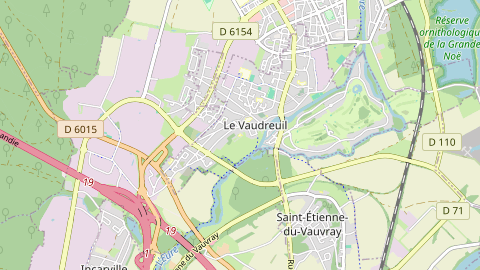 Carte de localisation de l'évènement