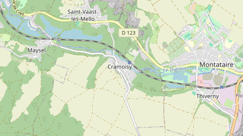 Carte de localisation de l'évènement