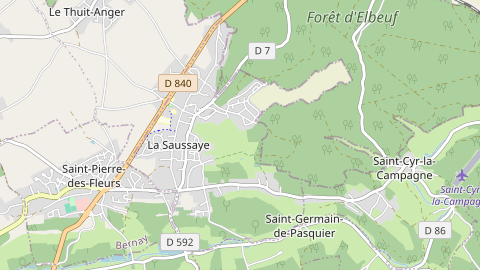 Carte de localisation de l'évènement