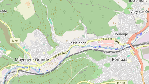 Carte de localisation de l'évènement