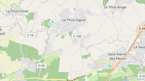 Carte de localisation de l'évènement