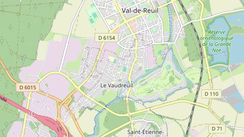 Carte de localisation de l'évènement