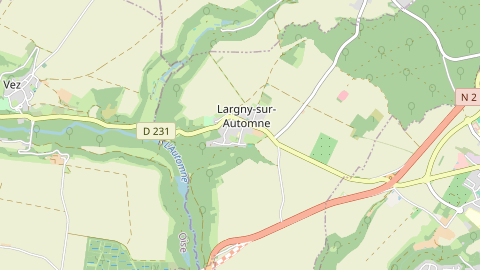 Carte de localisation de l'évènement