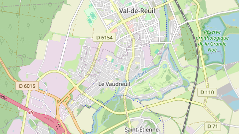 Carte de localisation de l'évènement
