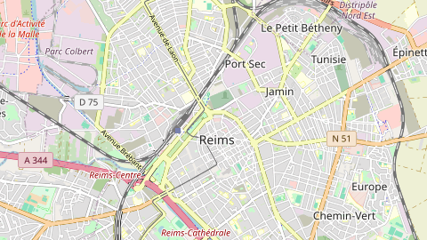 Carte de localisation de l'évènement