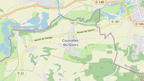 Carte de localisation de l'évènement