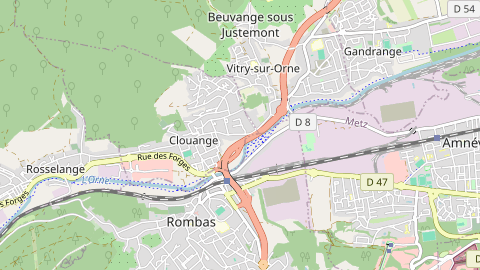 Carte de localisation de l'évènement