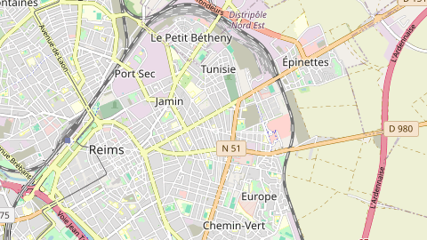 Carte de localisation de l'évènement