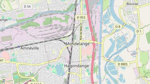 Carte de localisation de l'évènement
