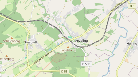 Carte de localisation de l'évènement