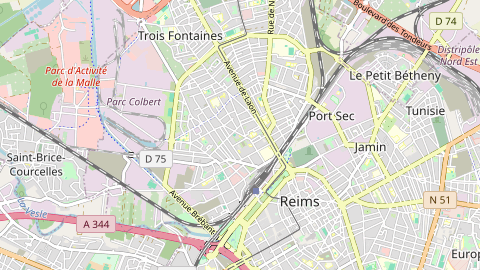 Carte de localisation de l'évènement