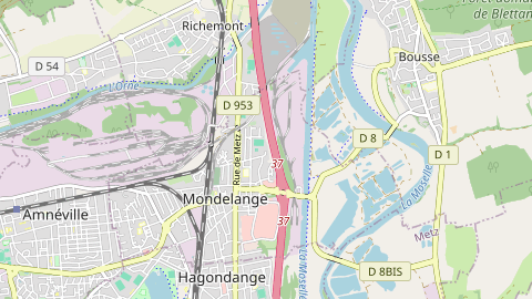 Carte de localisation de l'évènement