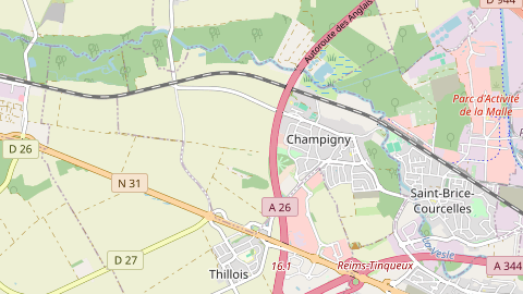 Carte de localisation de l'évènement