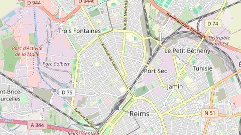 Carte de localisation de l'évènement
