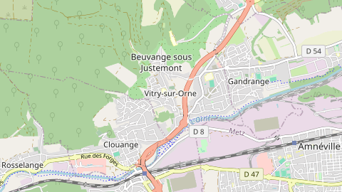 Carte de localisation de l'évènement