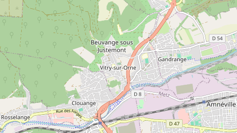 Carte de localisation de l'évènement