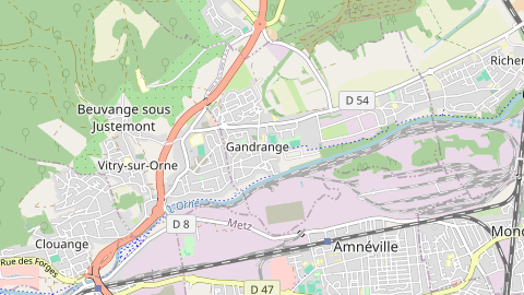 Carte de localisation de l'évènement