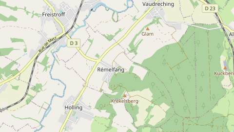 Carte de localisation de l'évènement