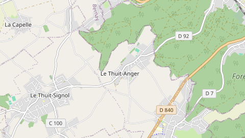Carte de localisation de l'évènement