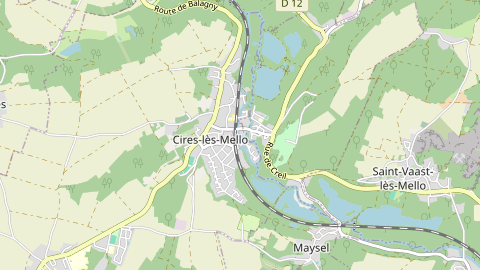 Carte de localisation de l'évènement