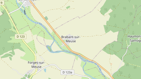 Carte de localisation de l'évènement